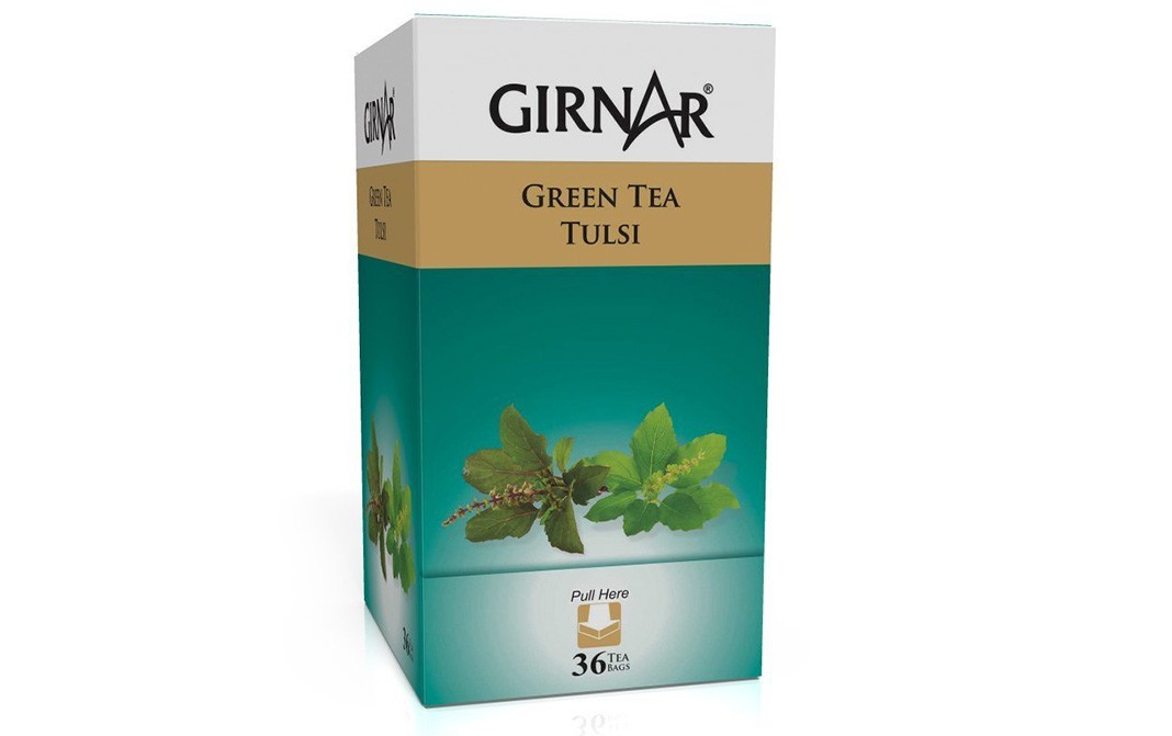Girnar Green Tea Tulsi    Box  36 pcs